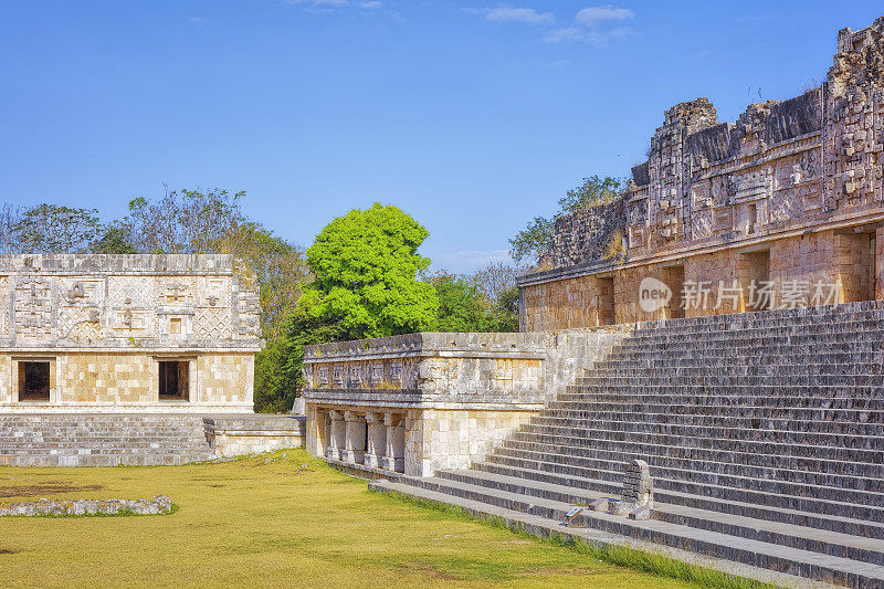 墨西哥Uxmal - Nunnery四合院-玛雅文化复杂考古遗址